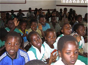 Malawi school classroom